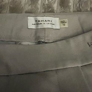 Tahari slacks. Grey lightweight